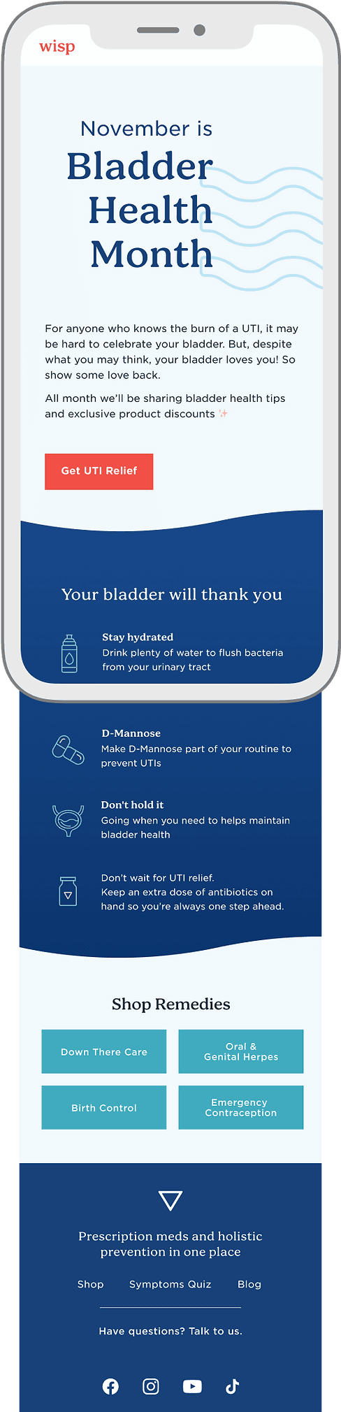 Wisp lifecycle application
